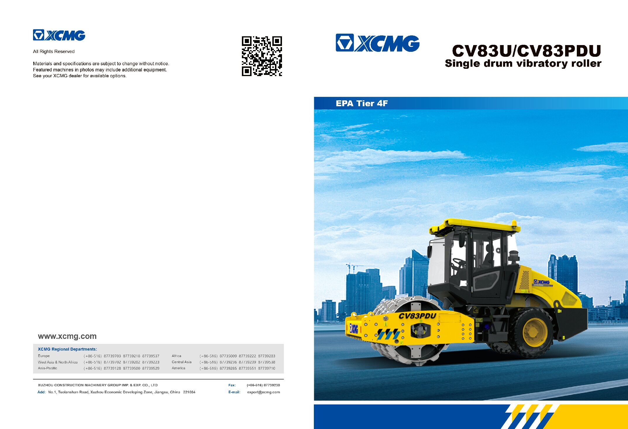 Brochure for CV83U
