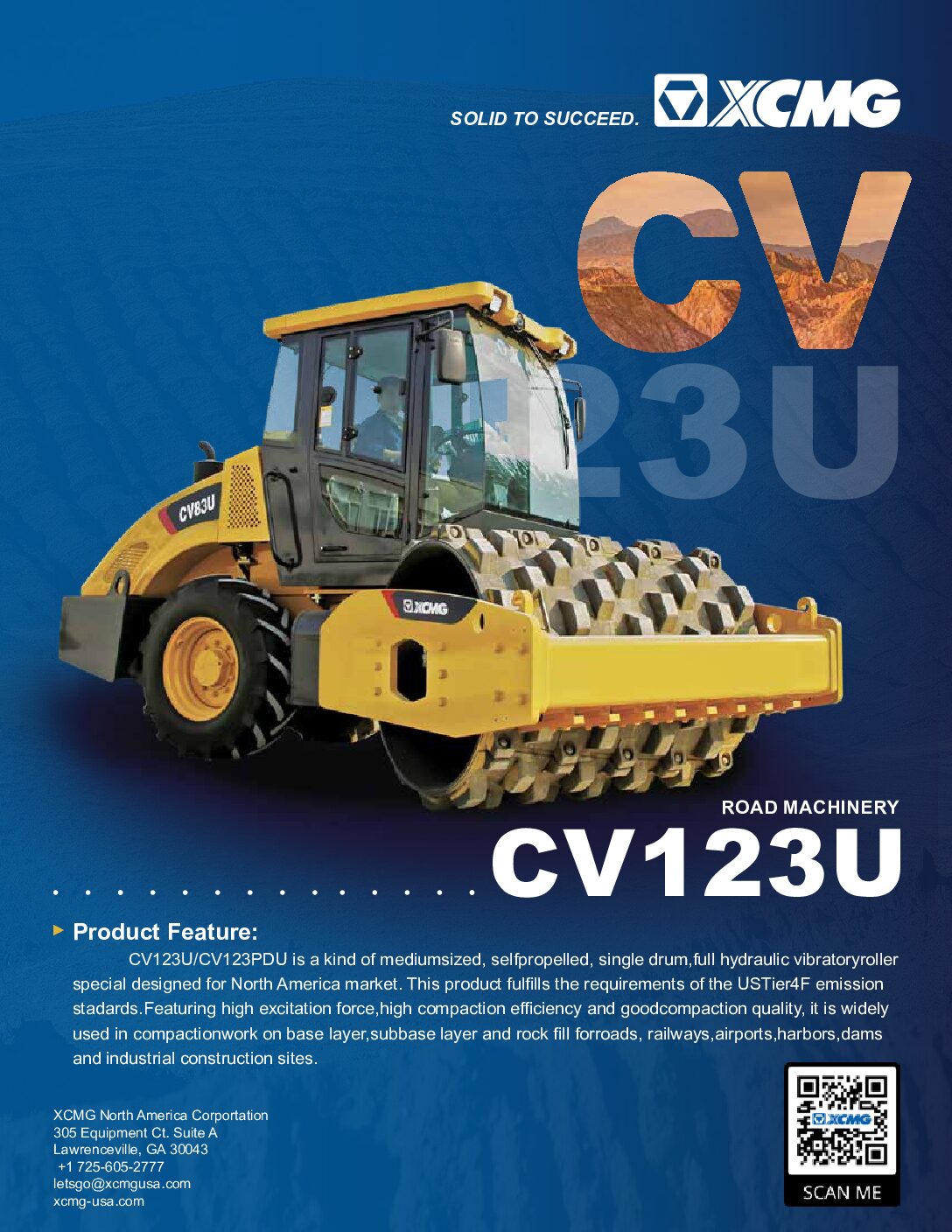 Brochure for CV123U