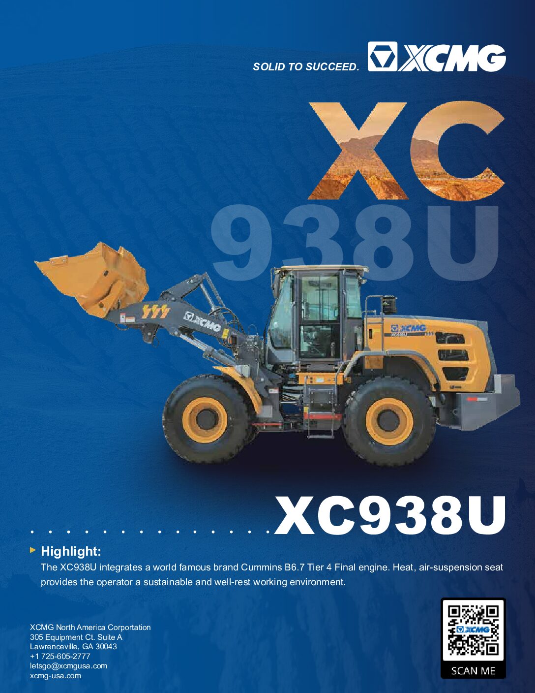 Brochure for XC938U