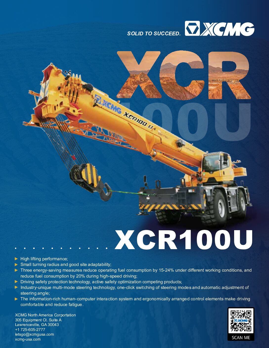 Brochure for XCR100U