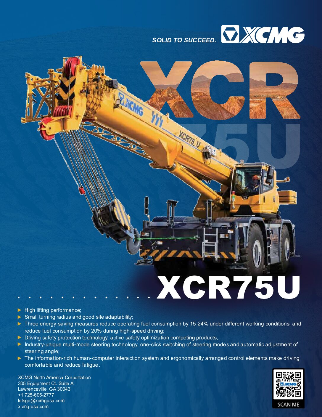 Brochure for XCR75U