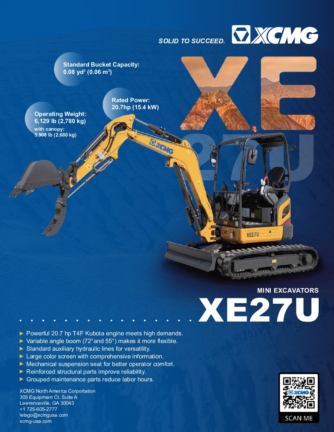Brochure for XE27U