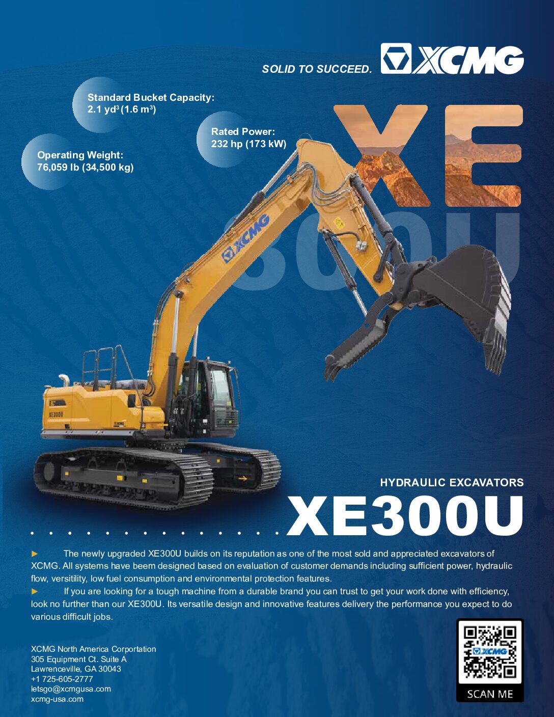 Brochure for XE300U