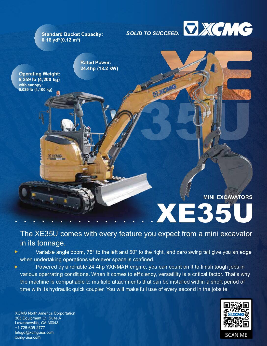 Brochure for XE35U