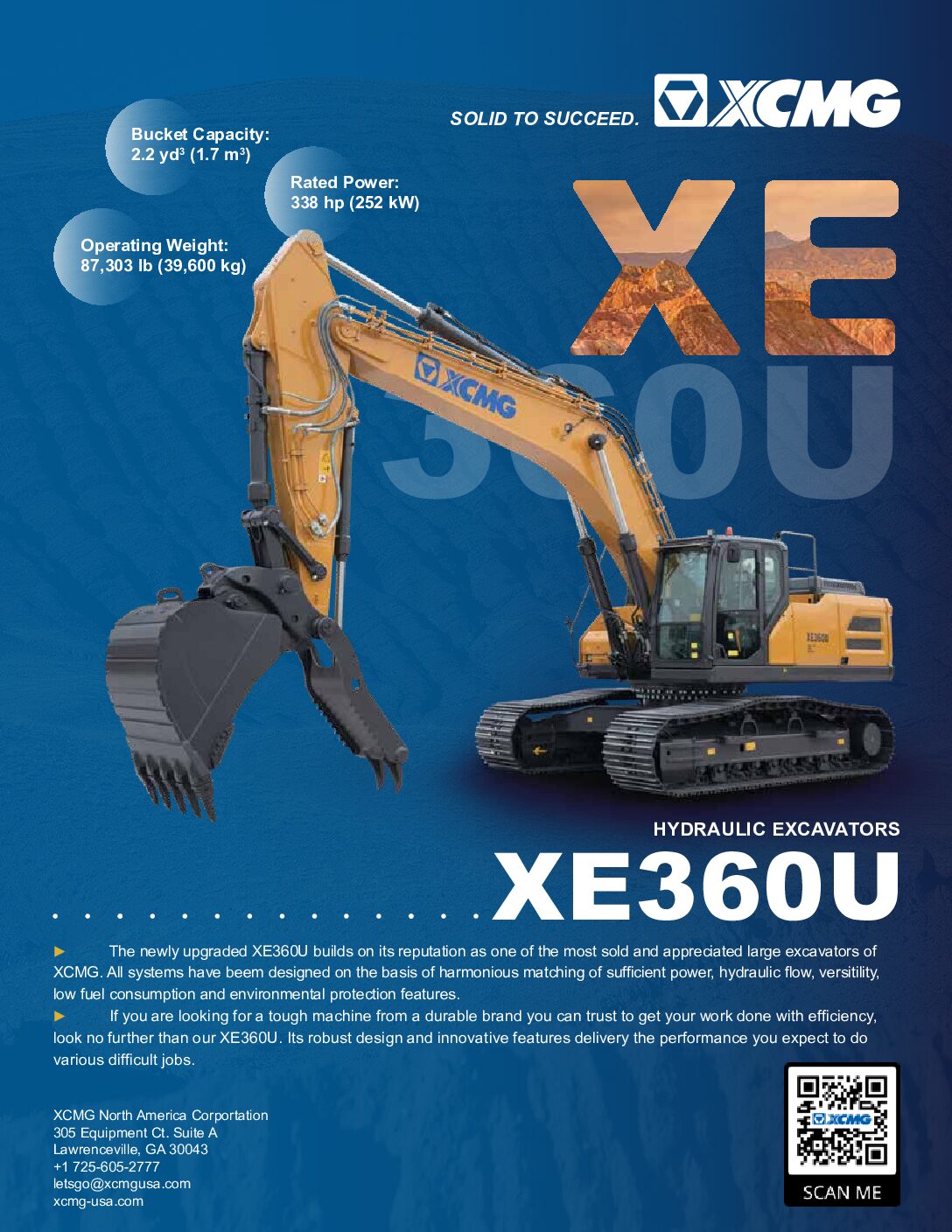 Brochure for XE360U
