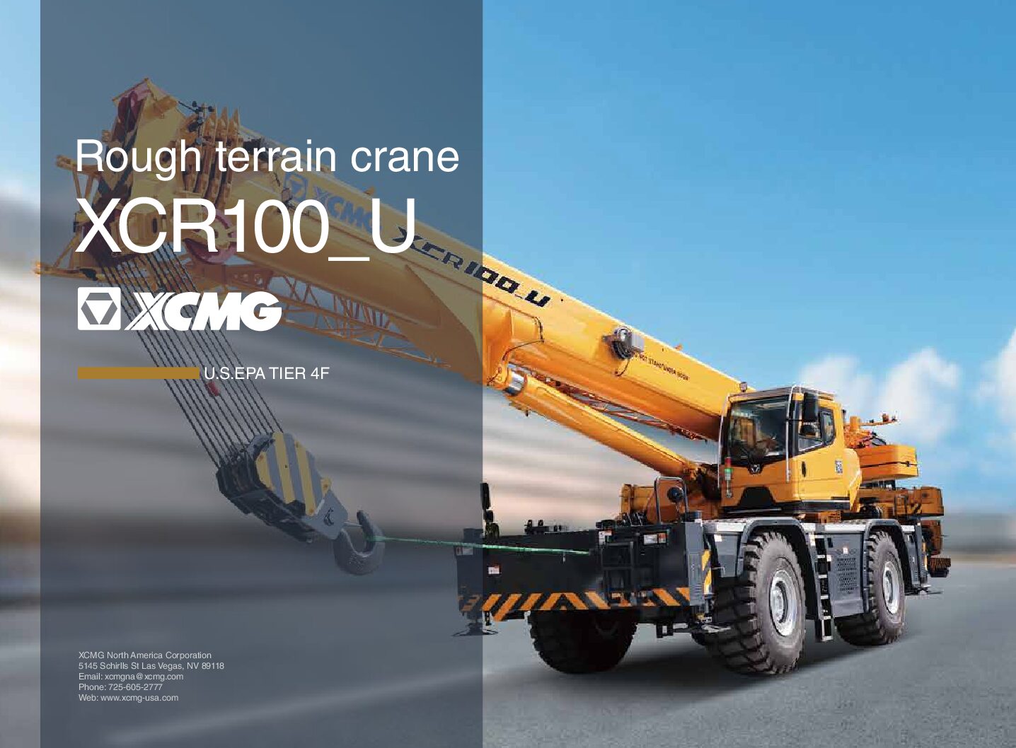 Brochure for XCR100U
