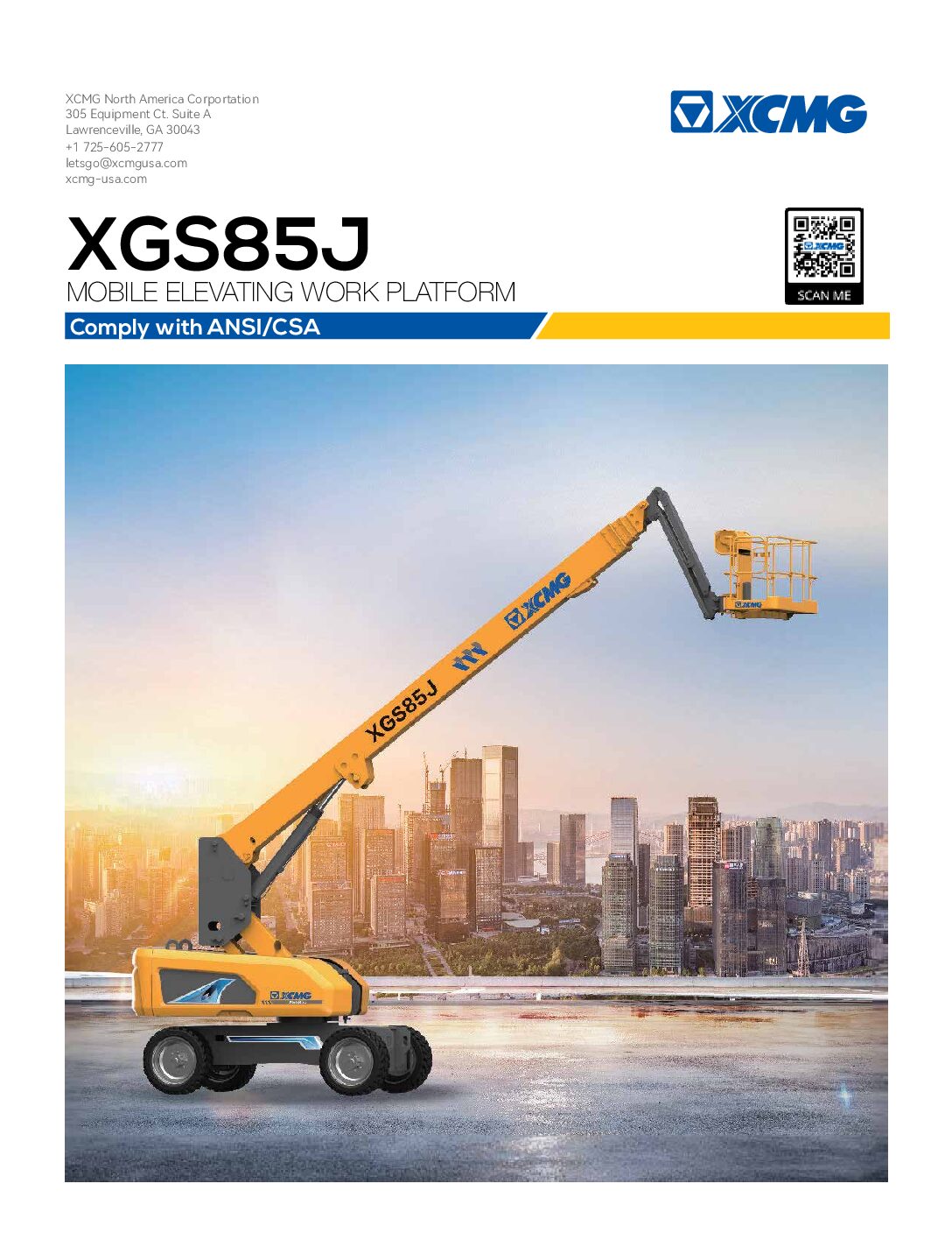 Brochure for XGS85J