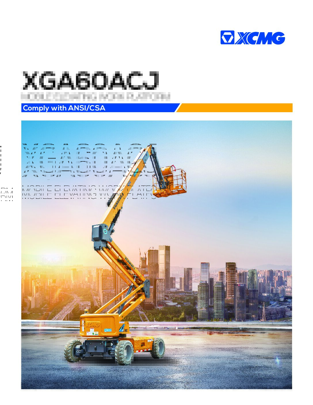 Brochure for XGA60ACJ