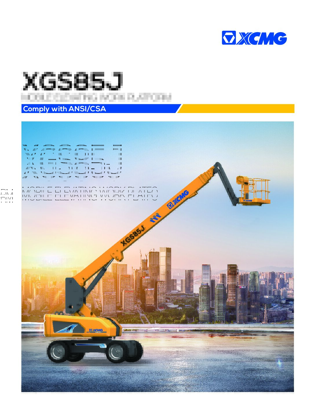 Brochure for XGS85J