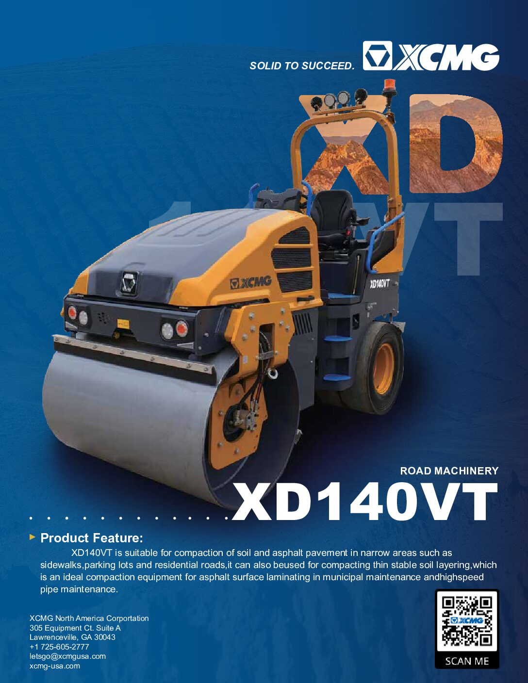 Brochure for XD140VT