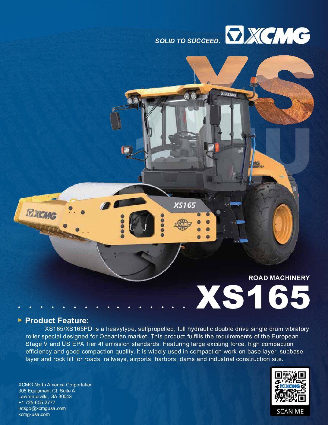 Brochure for XS165
