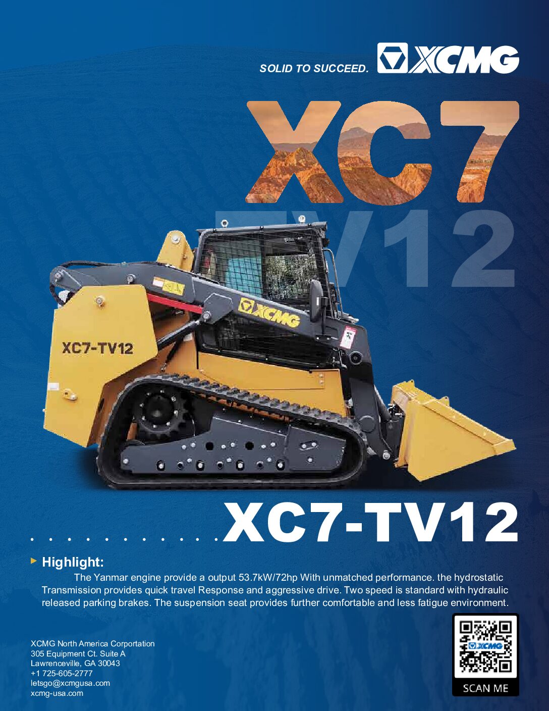 Brochure for XC7-TV12