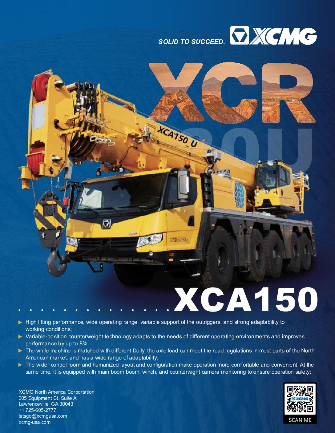 Brochure for XCA150U