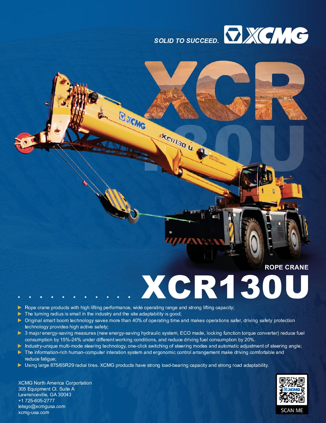 Brochure for XCR130U